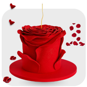 Red Rose Birthday Cake